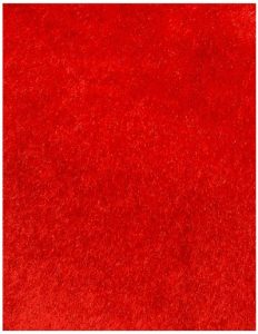 thảm lông xù màu đỏ tươi