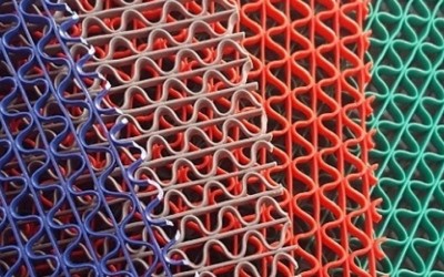 Thảm nhựa trải sàn lưới dạng sóng